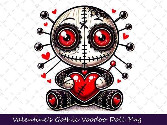 Download Valentine's Gothic Dark Voodoo Doll - Premium Resources