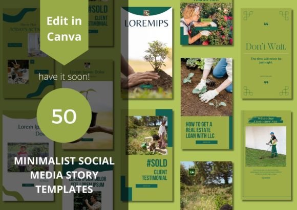 Download 50 Minimalist Social Media Templates - Social media templates Collection