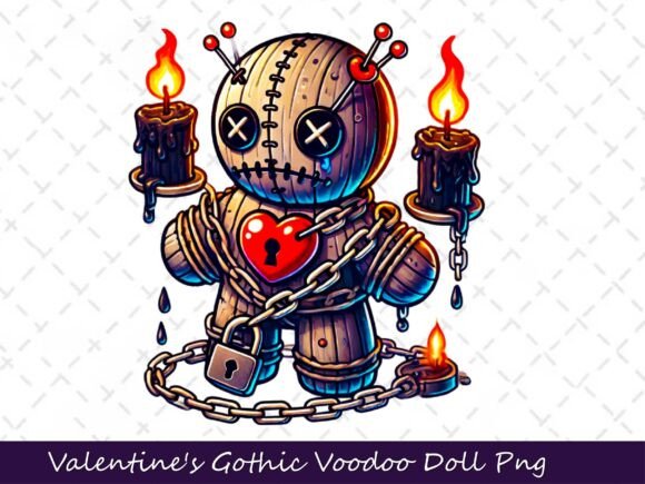 Download Valentine's Gothic Dark Voodoo Doll - Premium Bundle