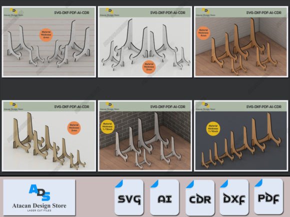 Download Versatile Easel Display Stand Bundle Svg - Play Collection
